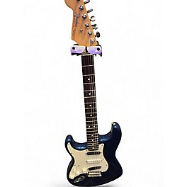 Used Fender Standard Stratocaster Left Handed Blue Electric Guitar