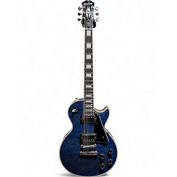 Used Epiphone Les Paul Custom VIPER BLUE Solid Body Electric Guitar,Specials : American Fashion Style Bags On Sale