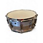 Used Pork Pie 14X6.5 Aluminum Maple Hybrid Snare Drum Champagne Sparkle Drum