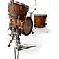 Used Ludwig 4 Piece USA Legacy Maple Exotic Custom w/ Atlas Hardware Mahogany Stained Maple Drum Kit