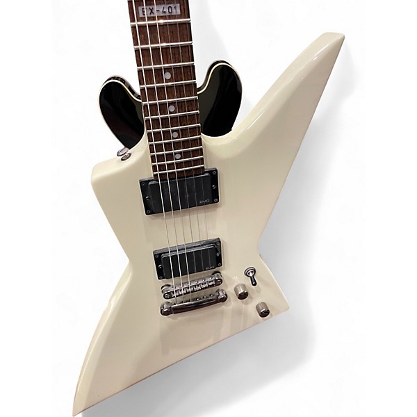Used ESP LTD EX401 Alpine White Solid Body Electric Guitar