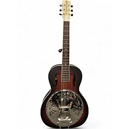 Used Gretsch Guitars G9220 Bobtail Round Neck Vintage Sunburst Resonator Guitar