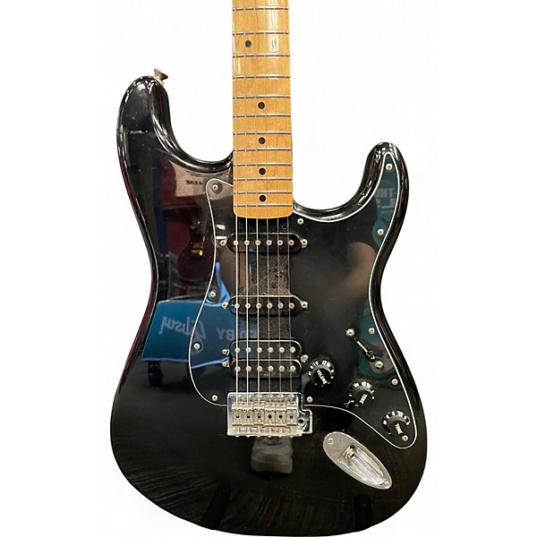 Used Fender Used Fender Standard Stratocaster Black Solid Used Fender Used Fender Standard Stratocaster Black Solid