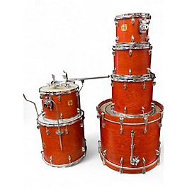 Used Yamaha 6 Piece Oak Custom MATTE SEDONA Drum Kit