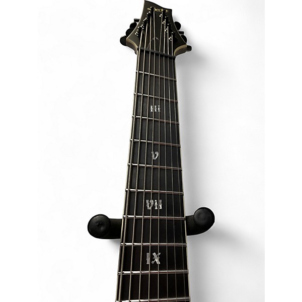 Used Schecter Guitar Research C-8 Multi Scale SLS Elite Black Solid Body Electric Guitar