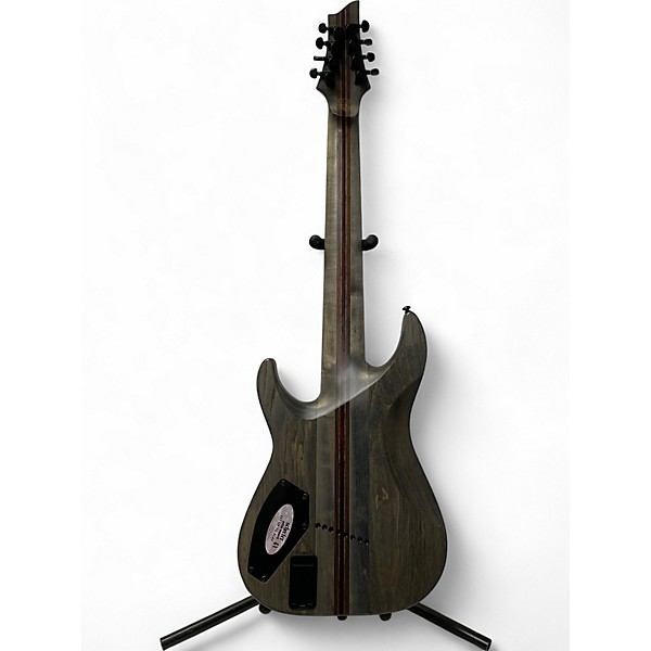 Used Schecter Guitar Research C-8 Multi Scale SLS Elite Black Solid Body Electric Guitar