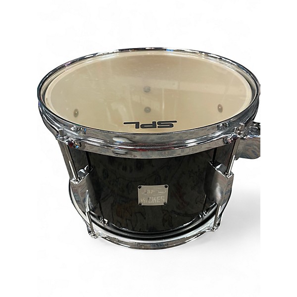 Used SPL 5 Piece KICKER 5 PIECE Black Drum Kit