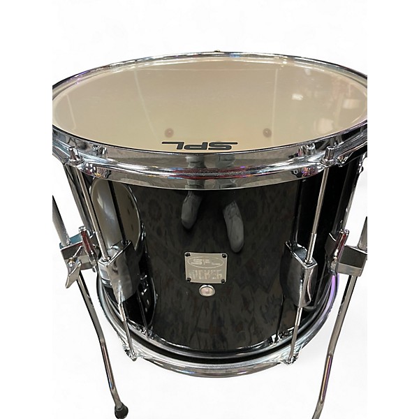 Used SPL 5 Piece KICKER 5 PIECE Black Drum Kit