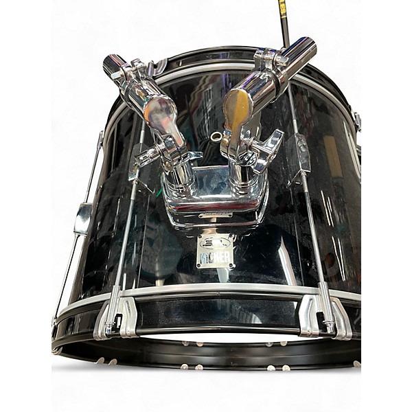 Used SPL 5 Piece KICKER 5 PIECE Black Drum Kit