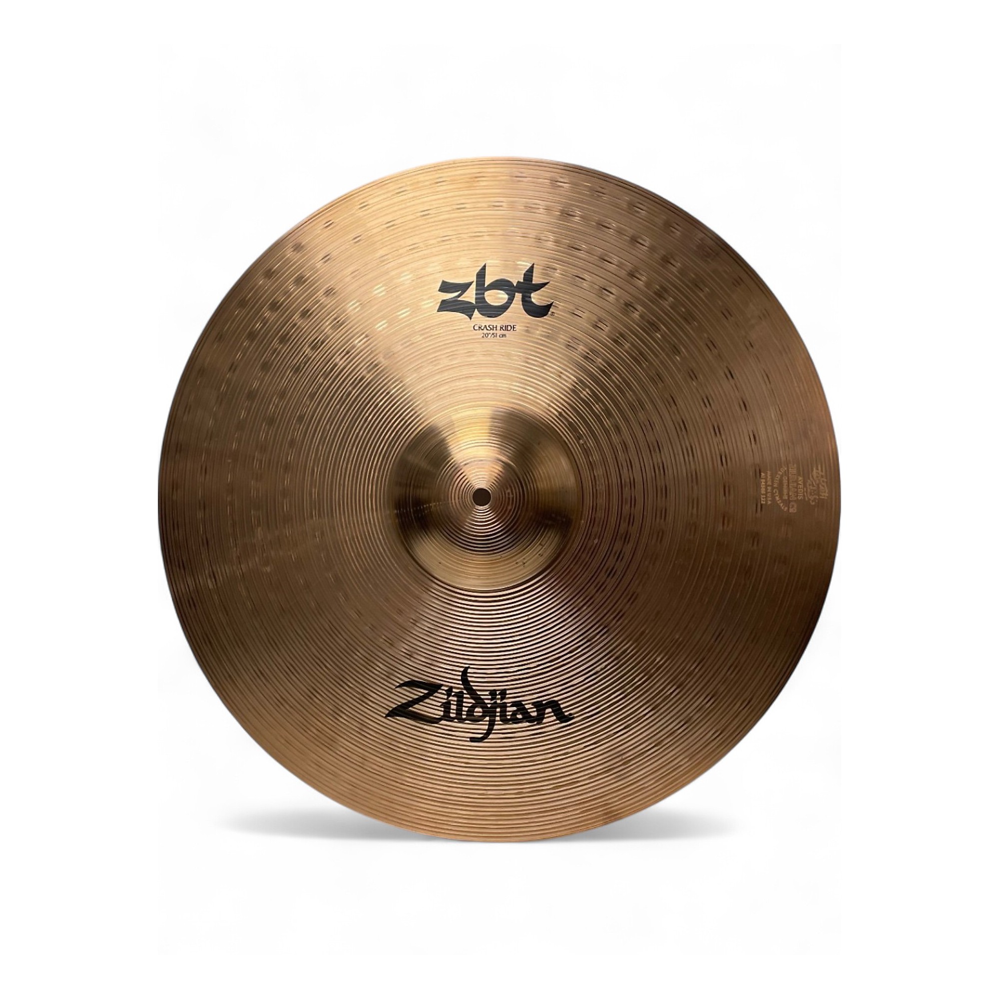 Used Zildjian Used Zildjian 20in ZBT Crash Cymbal 40 Used Zildjian Used Zildjian 20in ZBT Crash Cymbal 40