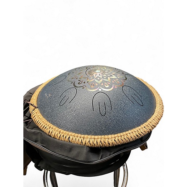 Used MEINL SONIC ENERGY 16" Engraved Octave Steel Tongue Drum Hand Drum