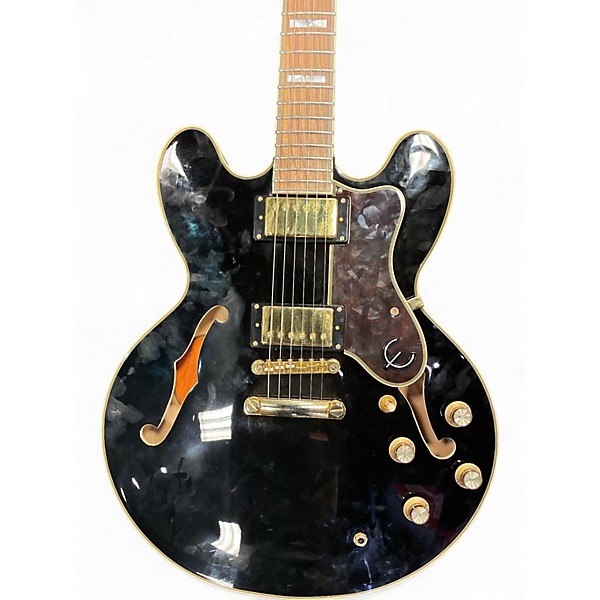 Used Epiphone Sheraton II BLACK Hollow Body Electric Guitar