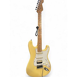 Used Fender American Standard Stratocaster Buttercream Solid Body Electric Guitar