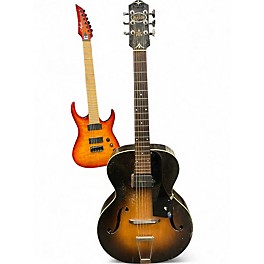 Vintage 1930s Mason hollow body 3 Color Sunburst Acoustic Guitar