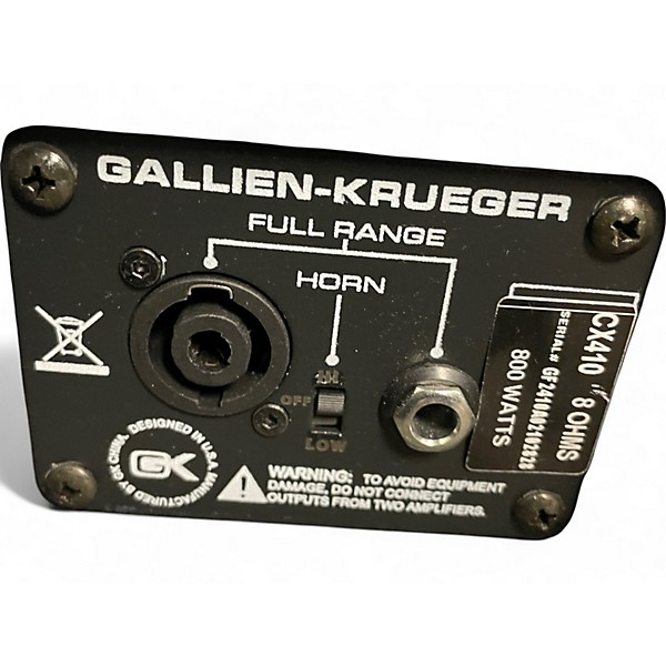 Used Gallien-Krueger CX410 Bass Cabinet