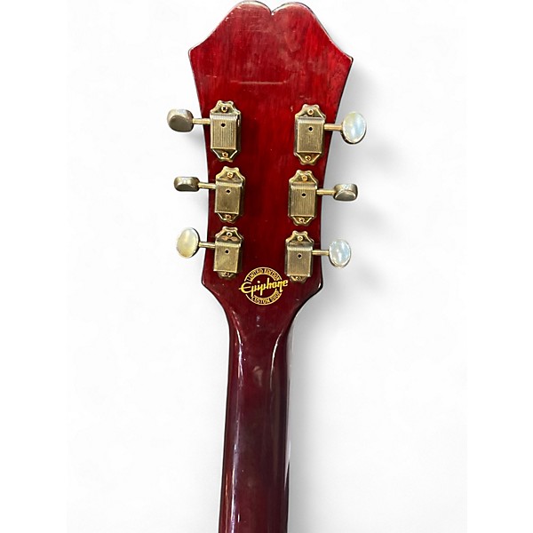 Used Epiphone Riviera P93 Wine Red Hollow Body Electric Guitar