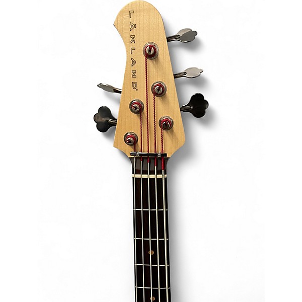 Used Lakland USA Series 55-94 Deluxe 5 String Alpine White Electric Bass Guitar