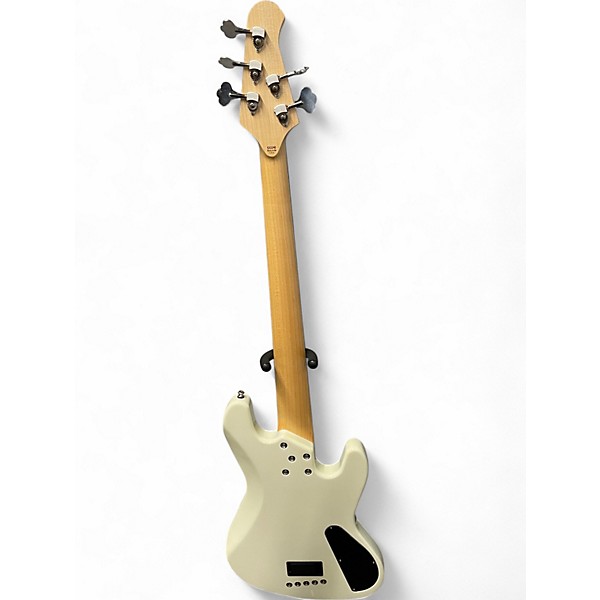 Used Lakland USA Series 55-94 Deluxe 5 String Alpine White Electric Bass Guitar