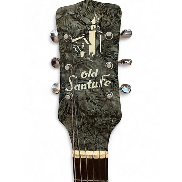 Used 1930s Old Sante Fe Gene Autry Sunburst Acoustic Guitar