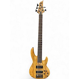 Used ESP LTD B205SM 5 String Natural Electric Bass Guitar