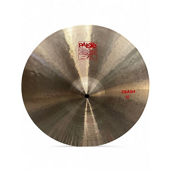 Used Paiste 16in 2002 Crash Cymbal,Specials : American Fashion Style Bags On Sale
