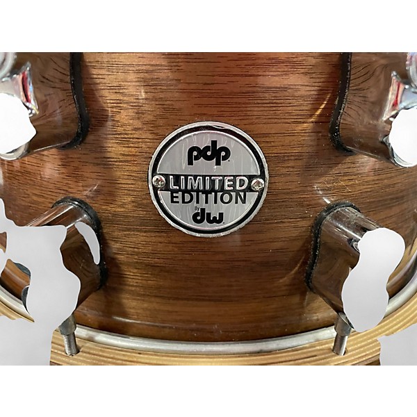 Used PDP by DW 14X7.5 Maple Walnut Snare Dark Stain Drum