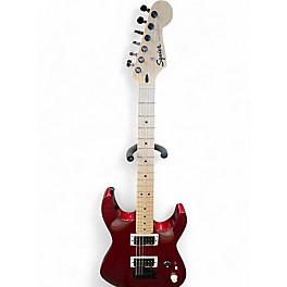 Used Squier Custom Squier Cherry Solid Body Electric Guitar