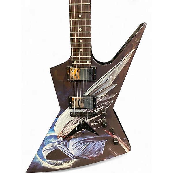 Used Dean Dave Mustaine Zero ANGEL BLACK Solid Body Electric Guitar