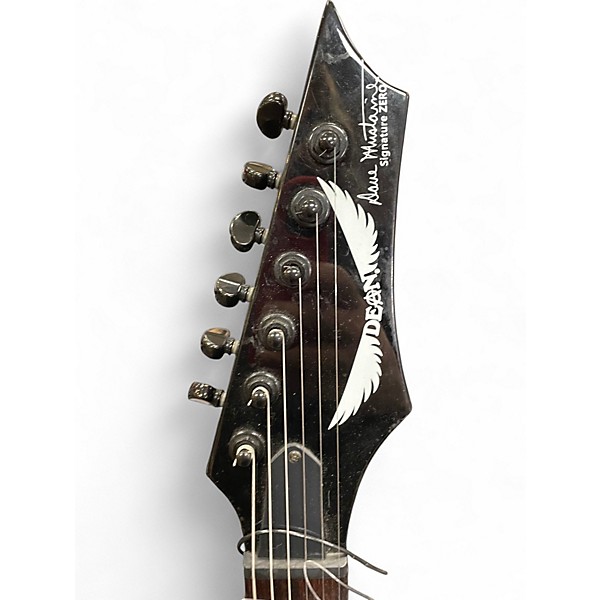 Used Dean Dave Mustaine Zero ANGEL BLACK Solid Body Electric Guitar