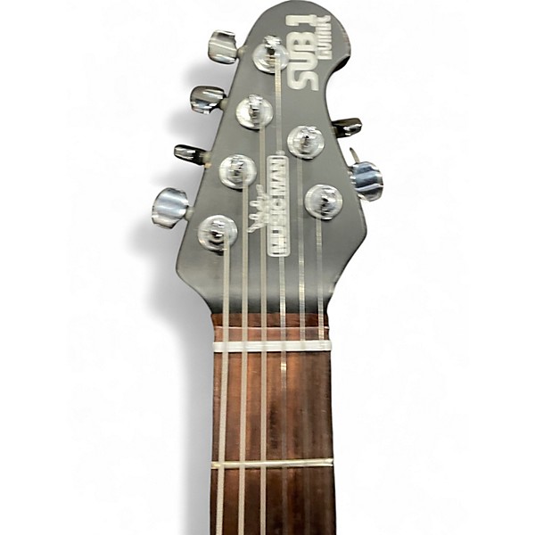 Used Ernie Ball Music Man sub1 Black Solid Body Electric Guitar