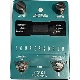 Used Flamma FS21 LOOPER AND DRUM Pedal