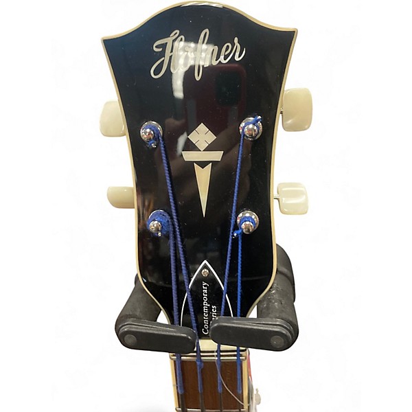 Used Hofner 500/7 Trans Black Electric Bass Guitar