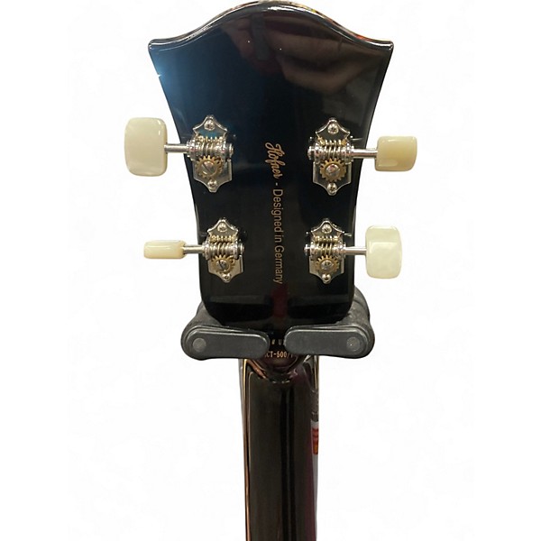 Used Hofner 500/7 Trans Black Electric Bass Guitar