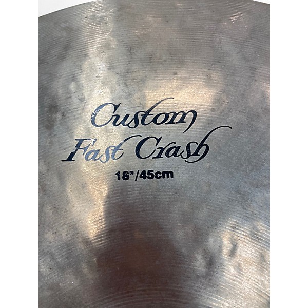 Used Zildjian 16in K Custom Fast Crash Cymbal