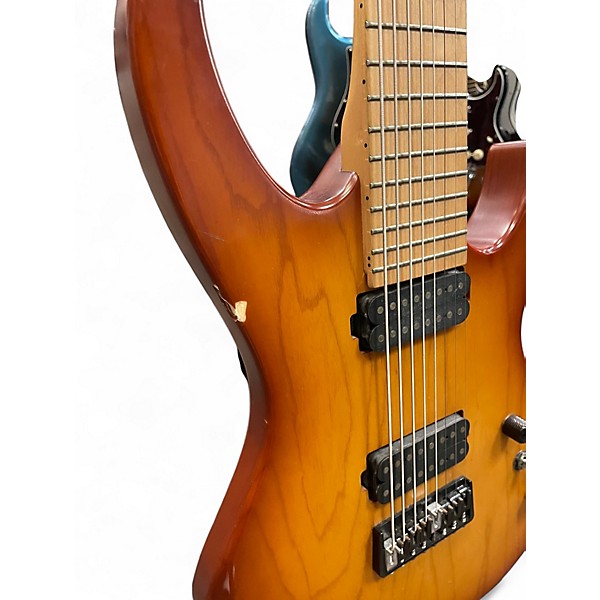 Used Agile Interceptor 8 2 Color Sunburst Solid Body Electric Guitar