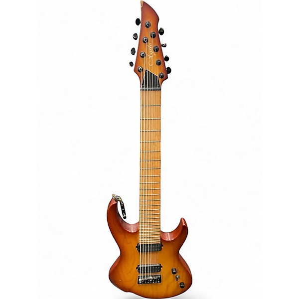 Used Agile Interceptor 8 2 Color Sunburst Solid Body Electric Guitar