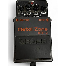 Used BOSS MT2 Metal Zone Distortion Effect Pedal