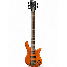 Used Spector NS95 Amber Electric Bass Guitar