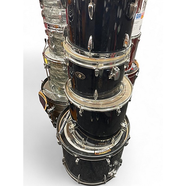 Used TAMA 4 Piece Imperialstar Black Drum Kit
