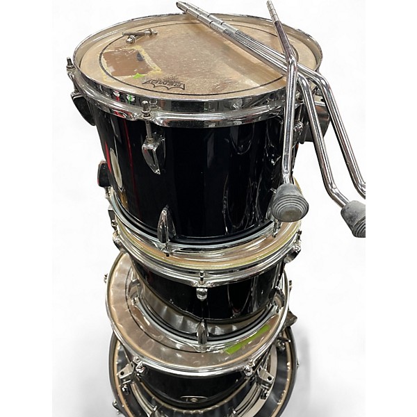 Used TAMA 4 Piece Imperialstar Black Drum Kit