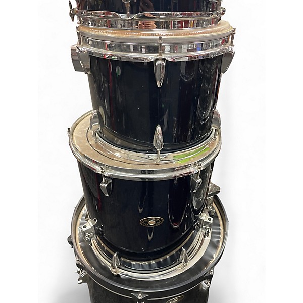 Used TAMA 4 Piece Imperialstar Black Drum Kit
