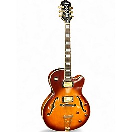 Used Epiphone Joe Pass Sunburst Hollow Body Electric Guitar