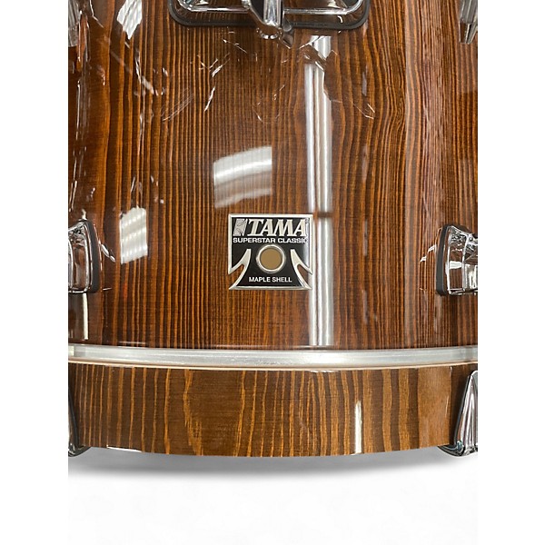 Used TAMA 6 Piece SUPERSTAR CLASSIC Java Lacebark Pine Drum Kit
