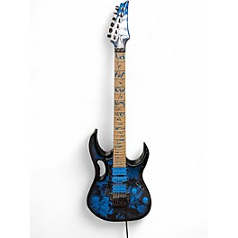 Used Ibanez JEM77P Blue Floral Solid Body Electric Guitar
