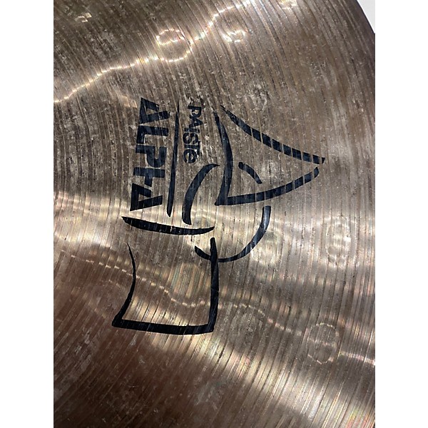 Used Paiste 20in ALPHA POWER RIDE Cymbal