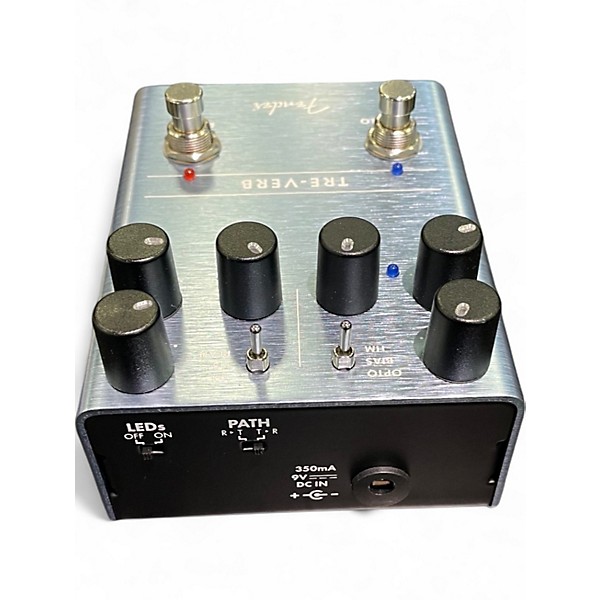 Used Fender tre-verb Effect Pedal