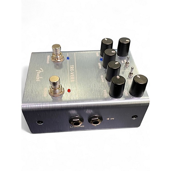 Used Fender tre-verb Effect Pedal
