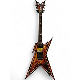 Used Dean Razorback Explosion Explosion Solid Body Electric Guitar