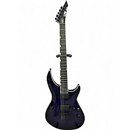 Used ESP LTD Deluxe H3-1000 Trans Purple Solid Body Electric Guitar