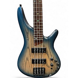 Used Ibanez SR600E Cosmic Blue Starburst Electric Bass Guitar